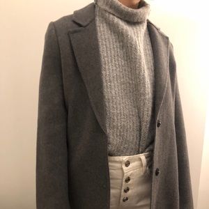 Grey masculine coat